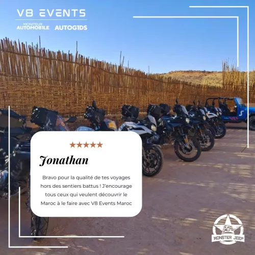v8 events Maroc
