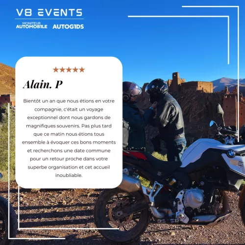 v8 events Maroc