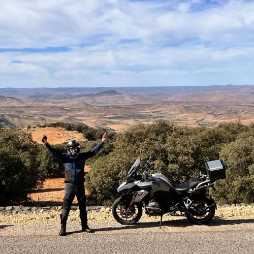 Voyage avec votre moto au Maroc