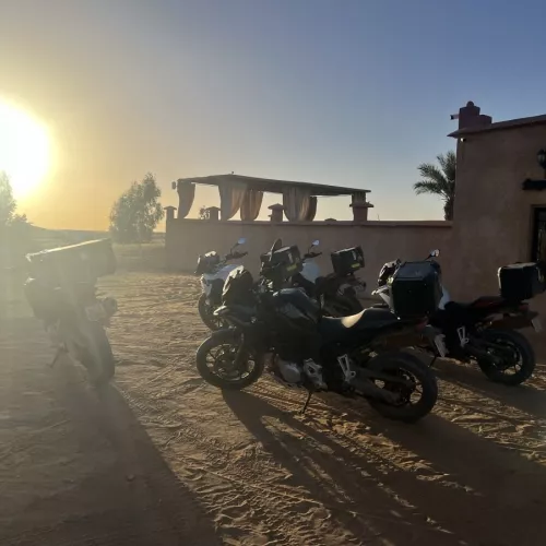 Voyage avec votre moto au Maroc