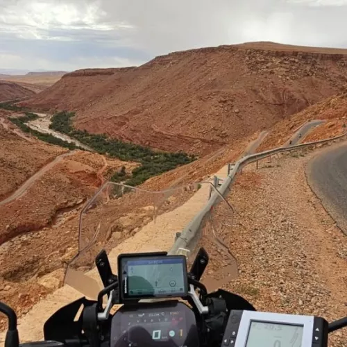 Voyage avec votre moto au Maroc